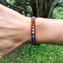 Load image into Gallery viewer, “Summer” Ethiopian Opal, Turquoise, Seed Bead Dream Bracelet

