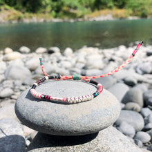 Load image into Gallery viewer, “Summer’s Darling” Fiber Threads with Gemstone Wanderlust Bracelet
