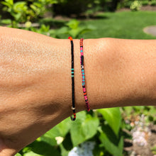 Load image into Gallery viewer, “Highway Vagabond" Ethiopian Opal, Turquoise Seed Bead Spirit Bracelet or Anklet
