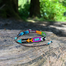 Load image into Gallery viewer, “Olympic Peninsula” Labradorite, Ethiopian Opal, Turquoise, Seed Bead Dream Bracelet
