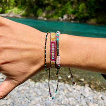 Load image into Gallery viewer, "Nomadic" Turquoise stone, Ethiopian Opal, Seed Bead Spirit Bracelet or Anklet
