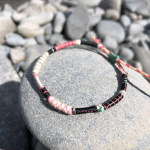 Load image into Gallery viewer, “Summer’s Darling” Fiber Threads with Gemstone Wanderlust Bracelet
