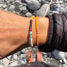 Load image into Gallery viewer, “Sun Kissed" Seed Bead with Turquoise Stone Spirit Bracelet or Anklet
