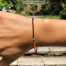 Load image into Gallery viewer, “Winding Trail" Ethiopian Opal, Turquoise, Herkimer Diamond, Seed Bead Spirit Bracelet or Anklet
