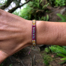 Load image into Gallery viewer, “Heart of the Forest” Ethiopian Opal, Seed Bead Dream Bracelet
