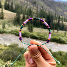 Load image into Gallery viewer, "Dusk" Cotton Wanderlust Bracelet
