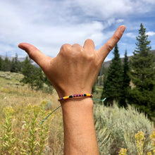 Load image into Gallery viewer, "Wyoming Sun" Cotton Wanderlust Bracelet
