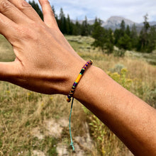 Load image into Gallery viewer, "Wyoming Sun" Cotton Wanderlust Bracelet
