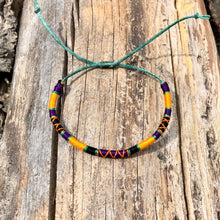 Load image into Gallery viewer, "Wyoming Sun" Cotton Wanderlust Bracelet
