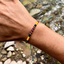 Load image into Gallery viewer, "Wyoming Sun" Cotton Wanderlust Bracelet
