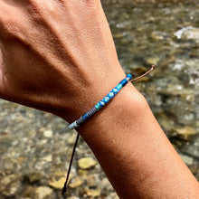 Load image into Gallery viewer, "Wind River" Cotton Wanderlust Bracelet
