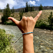 Load image into Gallery viewer, "Wind River" Cotton Wanderlust Bracelet
