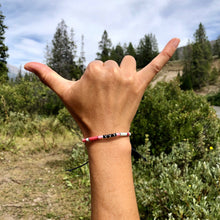 Load image into Gallery viewer, "Wyoming Sunrise" Cotton Wanderlust Bracelet
