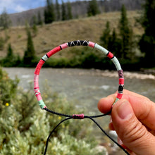 Load image into Gallery viewer, "Wyoming Sunrise" Cotton Wanderlust Bracelet
