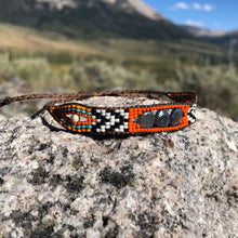 Load image into Gallery viewer, "Traveling Sun” Labradorite, Turquoise, Ethiopian Opal, and Seed Bead Dream Bracelet
