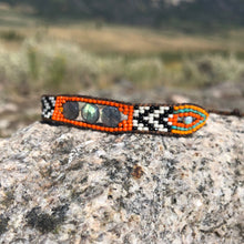 Load image into Gallery viewer, "Traveling Sun” Labradorite, Turquoise, Ethiopian Opal, and Seed Bead Dream Bracelet
