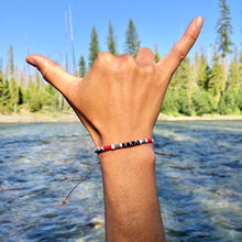 Load image into Gallery viewer, "Montana Summer" Cotton and Merino Wool Wanderlust Bracelet
