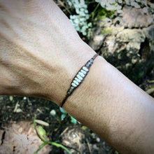 Load image into Gallery viewer, "Fairy Wings" Labradorite and Pearl Dream Bracelet
