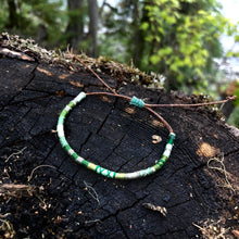 Load image into Gallery viewer, "Evergreen" Cotton Wanderlust Bracelet
