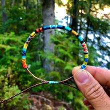 Load image into Gallery viewer, "Flathead River" Cotton Wanderlust Bracelet
