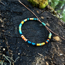 Load image into Gallery viewer, "Rivers and Woods" Cotton Wanderlust Bracelet
