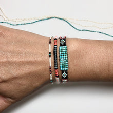 Load image into Gallery viewer, "Phoebe” Turquoise, Pearl, Opal, and Seed Bead Dream Bracelet
