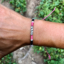 Load image into Gallery viewer, "Sun on the Horizon" Merino Wool, Cotton Wanderlust Bracelet
