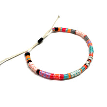 Load image into Gallery viewer, "Belle Starr" Fiber Threads with Merino Wool Wanderlust Bracelet
