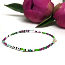 Load image into Gallery viewer, "Moonchild" Ethiopian Opal, Turquoise, and Seed Bead Spirit Bracelet
