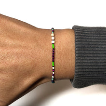 Load image into Gallery viewer, "Moonchild" Ethiopian Opal, Turquoise, and Seed Bead Spirit Bracelet
