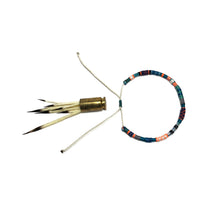 Load image into Gallery viewer, "Livewire" Fiber Threads with Merino Wool Wanderlust Bracelet
