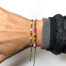 Load image into Gallery viewer, "Rockstar" Fiber Threads with Merino Wool Wanderlust Bracelet
