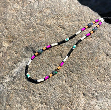 Load image into Gallery viewer, "Montana Sky" Ethiopian Opal, Turquoise, Seed Bead Spirit Bracelet
