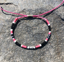 Load image into Gallery viewer, "Sun on the Horizon" Merino Wool, Cotton Wanderlust Bracelet
