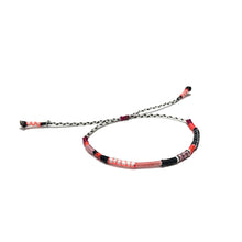 Load image into Gallery viewer, "Tweedle" Fiber Threads with Merino Wool Micro-Wanderlust Bracelet CHILD SIZE
