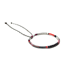 Load image into Gallery viewer, "White Rabbit" Fiber Threads with Merino Wool Micro-Wanderlust Bracelet
