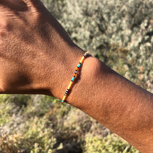 Load image into Gallery viewer, "New Frontier" Ethiopian Opal, Seed Bead Spirit Bracelet
