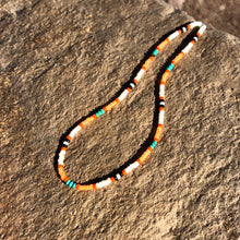 Load image into Gallery viewer, "Dirt Road Dreamer" Turquoise Stone and Seed Bead Spirit Bracelet
