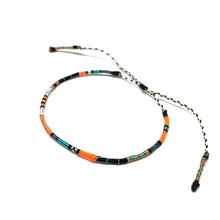 Load image into Gallery viewer, "On the Road" Various Fiber Threads Micro-Wanderlust Bracelet
