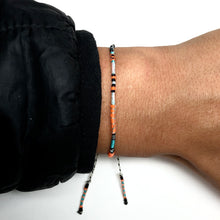 Load image into Gallery viewer, "On the Road" Various Fiber Threads Micro-Wanderlust Bracelet
