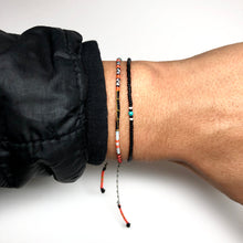 Load image into Gallery viewer, "Dharma Bum" Various Fiber Threads Micro-Wanderlust Bracelet
