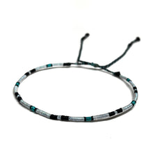 Load image into Gallery viewer, "Big Sur" Various Fiber Threads Micro-Wanderlust Bracelet
