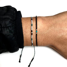 Load image into Gallery viewer, "Live, Travel, Adventure" Turquoise and Seed Bead Spirit Bracelet

