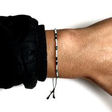 Load image into Gallery viewer, "Big Sur" Various Fiber Threads Micro-Wanderlust Bracelet
