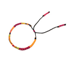 Load image into Gallery viewer, "Everything Ahead of Me" Alpaca Wool and Various Fiber Threads Micro-Wanderlust Bracelet
