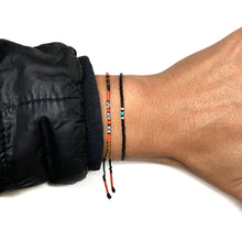 Load image into Gallery viewer, "Mad to Live" Various Fiber Threads Micro-Wanderlust Bracelet
