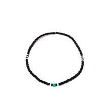 Load image into Gallery viewer, "Live, Travel, Adventure" Turquoise and Seed Bead Spirit Bracelet
