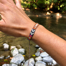Load image into Gallery viewer, "Dream River” Labradorite, Turquoise, Ethiopian Opal, Spinel, and Seed Bead Dream Bracelet
