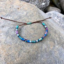 Load image into Gallery viewer, "Flow" Cotton with Pearl, Ethiopian Opal, and Turquoise Wanderlust Bracelet
