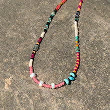 Load image into Gallery viewer, "September" Ethiopian Opal, Turquoise, Pearl, Labradorite, and Seed Bead Spirit Bracelet
